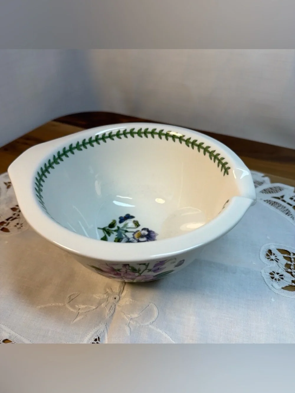 Portmeirion Botanic Garden Grip Stand Bowl‎ Small Portmeirion Sweet Pea D-8,5”